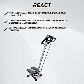 React Mini Stepper 200 Med Armstöd