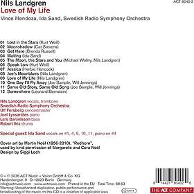 Nils Landgren Love of My Life CD