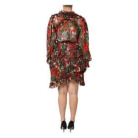 Dolce & Gabbana Mid-Length Kjole Med Blomster
