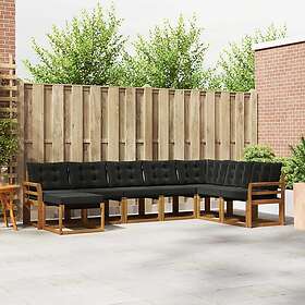 vidaXL Outdoor Sofa Set with Cushion 8 Pieces 3368955