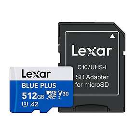Lexar Blue Plus microSDXC UHS-I U3 V30 A2 512GB