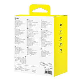 Baseus Cube P10111404213-00 Chargeur Mural avec Ports USB-A et USB-C 30W