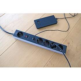 Brennenstuhl Premium-Line 5-Way Med 2x USB Stikdåse 1.5m 1159780615