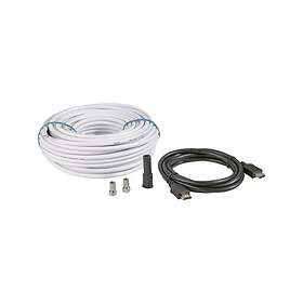 BKL Electronic F-kontakt till HDMI-kontakt Kabel 25m 157346