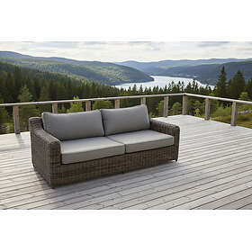 Brafab Glendon 3-seat sofa Dark Brown-soft moose