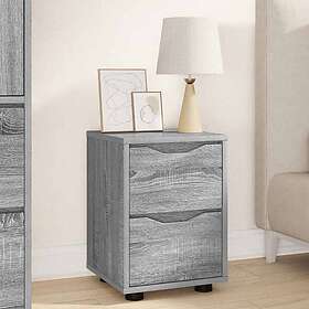 vidaXL 894093 Bedside Table 62x34.5x48cm
