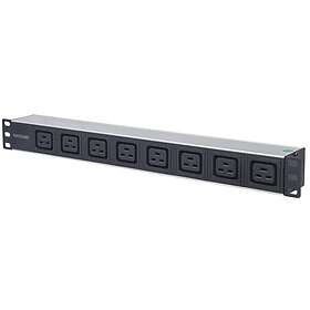 Intellinet 19" 1U Rackmount 8-Way Power Strip 2m 163613