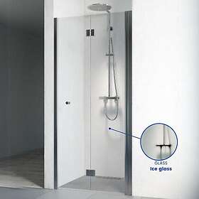Macro Design Spirit Nisjedusj Vik Svart Matt Ice Glass Med Hullgrep 85,5-89cm DS