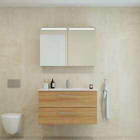Dansani Mido+ Spegelskåp Med LED Spegel Sida 50cm S515-147