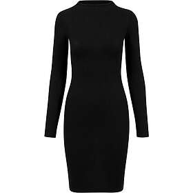 Urban Classics Rib Long Sleeve Long Dress