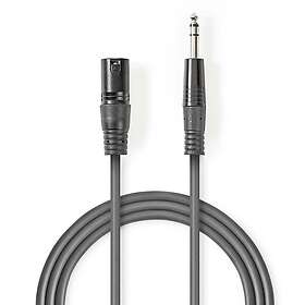 Nedis XLR ljudkabel 3m COTH15100GY30
