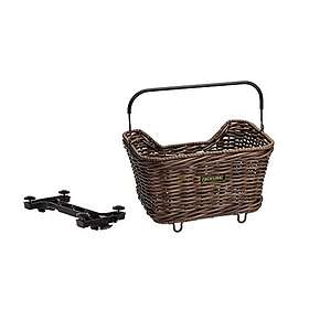 Racktime Bask It Willow Rattan Bicycle Basket Rear 20L