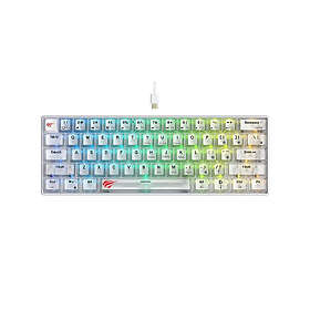 Havit KB903L Gaming Gjennomsiktig Hvit (QWERTY)