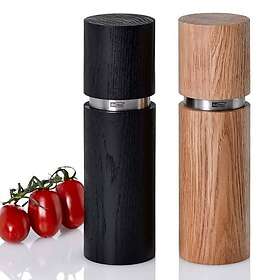 AdHoc Textura Grande Salt & Pepper Kværn Sæt Rustfrit Stål 20cm