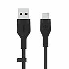 Belkin Silikon Flex USB-A till C 1m