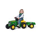 Rolly Toys Kid John Deere + Kid Trailer