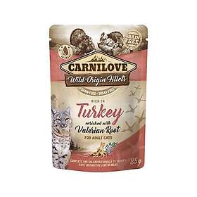 Carnilove Cat Pouch Turkey Enriched With Valerian 85g