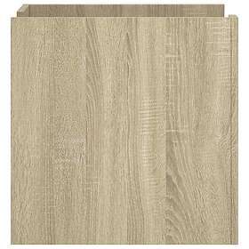 vidaXL Sängbord sonoma-ek 45x50x50 cm konstruerat trä