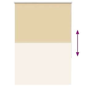 vidaXL Rullegardin lystette 105x130 cm stoff bredde 100,7 cm polyester 4010713