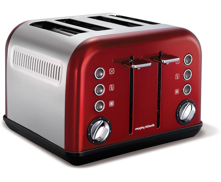 BEST Accents Special Edition 4 Slice Toaster Red The 4 Slice Accents To UK STOCK