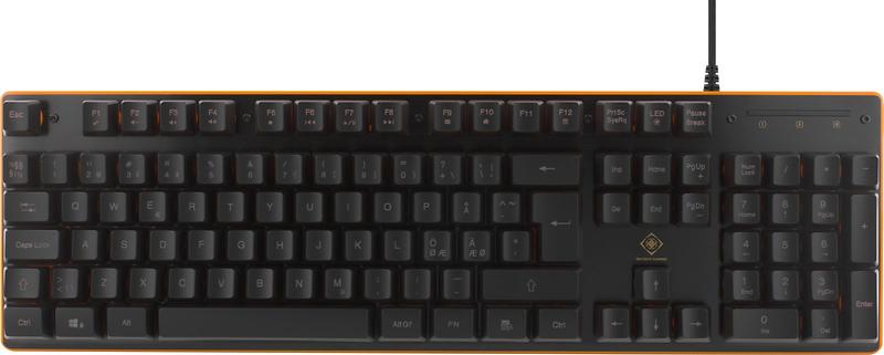 Best pris på Deltaco GAM 021 (Nordic) Tastatur Sammenlign Tastatur med membran switcher metall | ARK Bokhandel