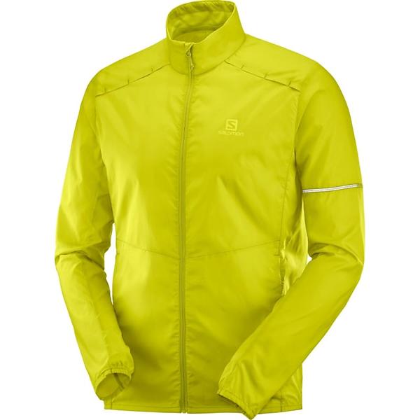 Best pris på Salomon Agile Wind Jacket (Herre) Jakker Salomon Agile Wind Jacket, vindjakke herre yellow