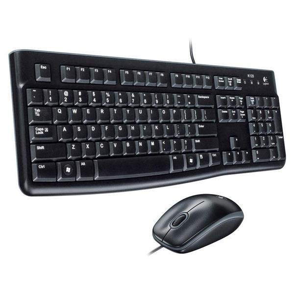 Best pris på Logitech Desktop MK120 (Nordic) Mus og Logitech Desktop MK120 Nordic Kablet tastatursett USB