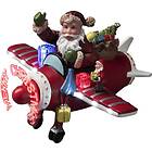 Konstsmide Gnosjö Juldekoration Fiberoptiskt Flygplan med Tomte flygplan tomte 4200-000