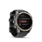 Garmin Fēnix 8 Pro Sapphire Amoled Titanium 51mm Graphite Black Strap