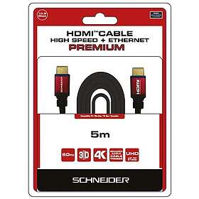 Schneider Câble HDMI haute vitesse + Ethernet 5 m