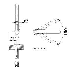 Blanco Carena-S Vario 526172 (svart/krom)