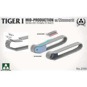 Takom 1/35 Tiger I MID-produktion med Zimmerit Sd. Fordon 181 Pz.Kpfw.VI