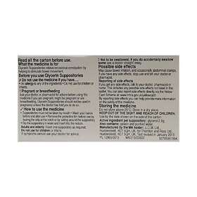 Care Glycerin Suppositories 4g 72pcs