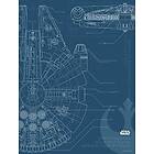 Komar Poster Blueprint Falcon 30x40cm