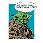 Komar Poster Classic Comic Quote Yoda 40x50cm