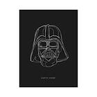 Komar Poster Lines Dark Side Vader 30x40cm