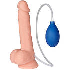 Willie City Klassisk Realistisk Sprutdildo 21 cm Nude