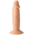 Willie City Luxe Realistisk Silikondildo med Sugpropp 18 cm Nude