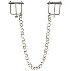 Kiotos Nipple Clamps med Kedja Silver