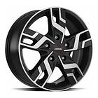 Ronal R64 JET BLACK MATT FRONT CUT 7,0x17 5/130,00 ET60 B78.1