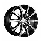 Brock B21 schwarz matt vollpoliert 8,0x18 4/108,00 ET35 B63.4