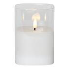 Star Trading Flamme LED Blockljus Transparent