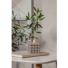 Star Trading FLAMME DOT blockljus LED 9,5 cm Grå