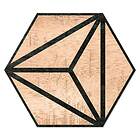 Hill Ceramic Klinker Tribeca Brun 25x22 cm Matt Hexagon