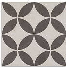 Hill Ceramic Klinker Seville Plomb 24x24 cm Mönstrad Plomb,1 mönster/förp. Golv/vägg platta, cm,