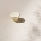 Beslag Design Knopp Circular Toniton Knob Creme