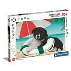 Clementoni Puzzle 104 Super Color Sunny Beach 25741