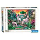 Clementoni 2000 pcs High Quality Collection CLASSICAL GARDEN 32575 UNICORNS-2000