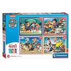 Clementoni CLE puzzle 4in1 SuperColor Paw Patrol 21513