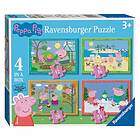 Ravensburger Peppa Pig Four Seasons 4 in a Box 03114